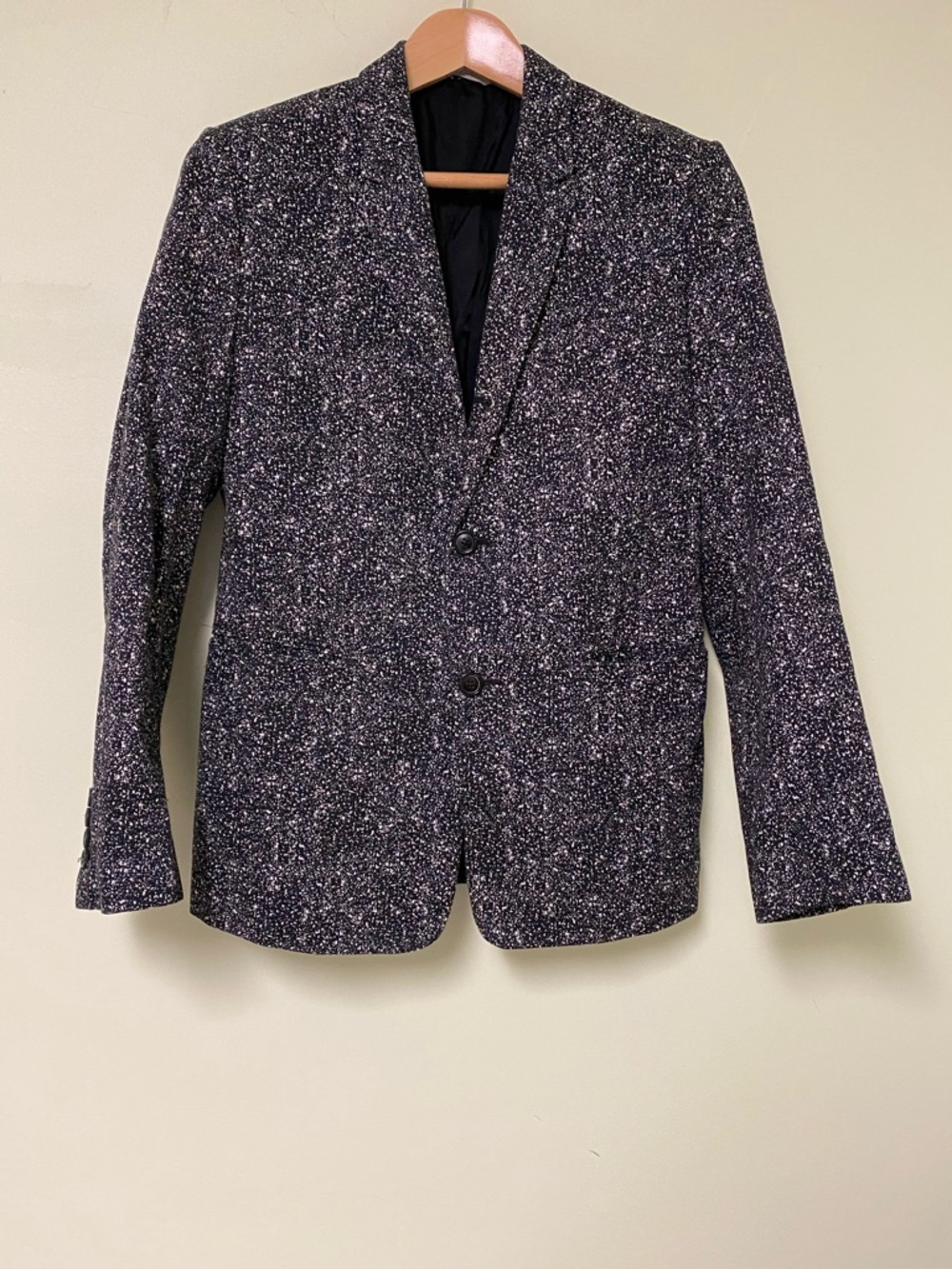 Dior Black and White Textured Sport Coat